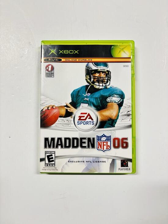 Other - Madden NFL 06 (Microsoft Xbox, 2005) Complete w/ Manual Tested Works VG Cond
